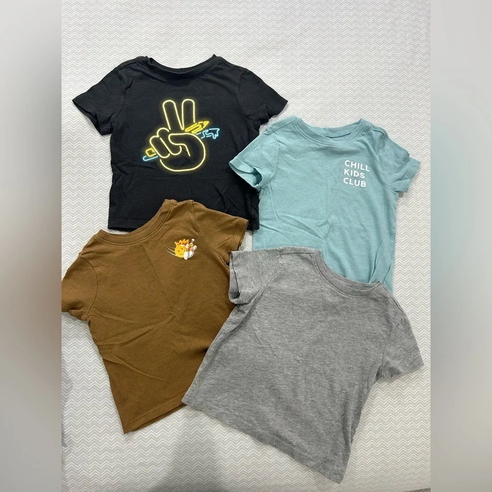 Old Navy Kids Short Sleeve Tees - Black, Blue, Brown, Gray